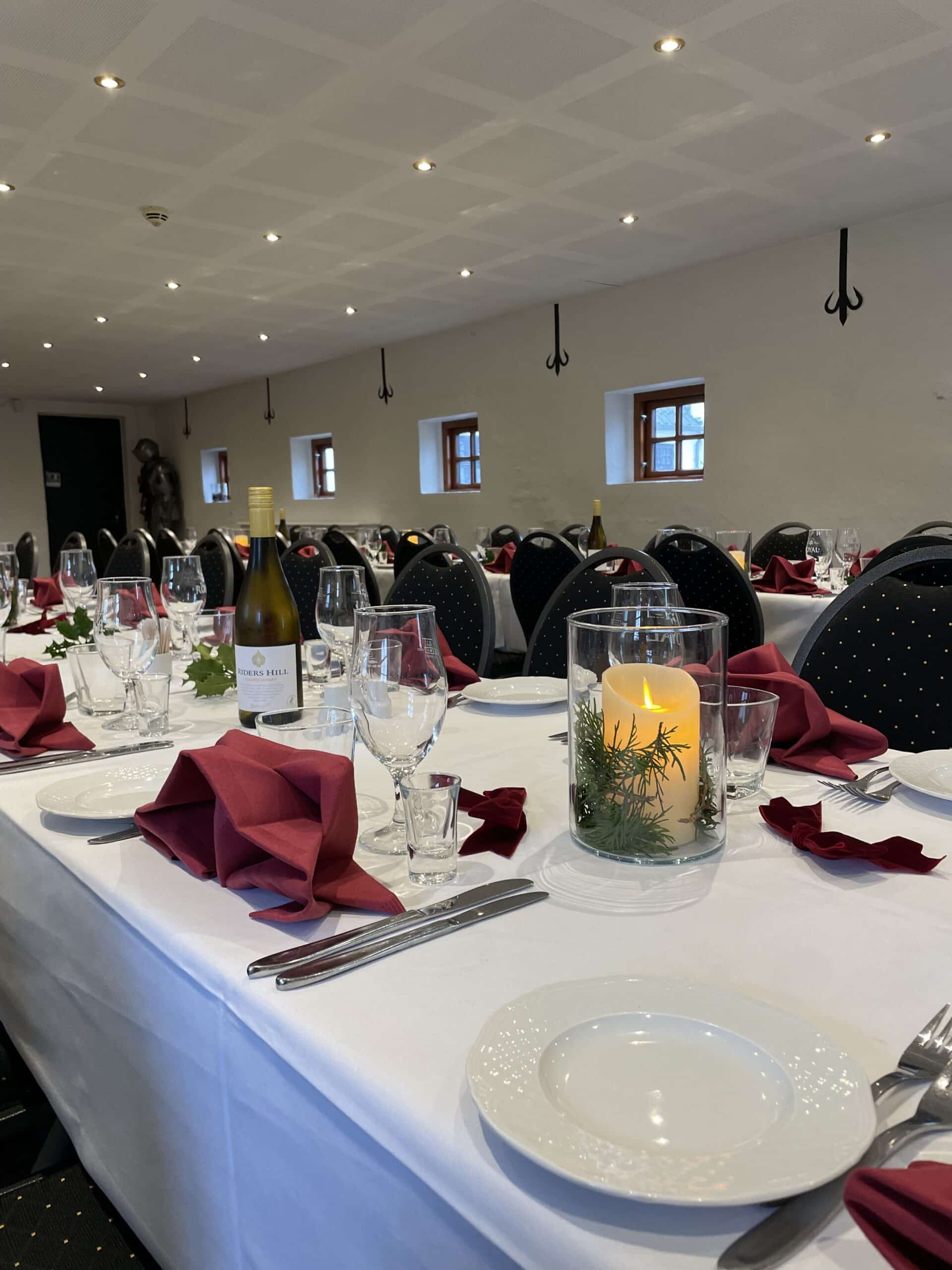 Julefrokost på Gammelrøj Herregård ved Kolding