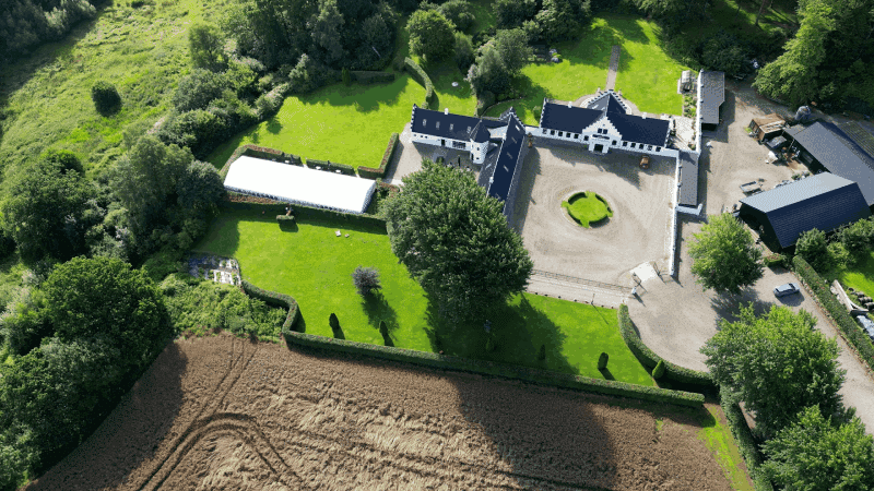 Den historiske herregård Gammelrøj fra 1600-tallet